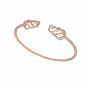 Diamond and Gold Celebration Bracelet