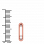The Long Loop Gold Diamond Pendant