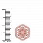 The Floral Gold Diamond Earrings