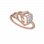 Christmas Tree Diamond and Gold Ring