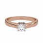 The Key Solitaire Gold Diamond Solitaire Ring