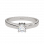 The Key Solitaire Gold Diamond Solitaire Ring