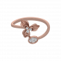 The Flower Land Gold Diamond Ring