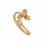 The Flower Land Gold Diamond Ring