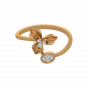 The Flower Land Gold Diamond Ring