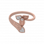 The Floral Heart Gold Diamond Floral Ring