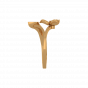 The Floral Heart Gold Diamond Floral Ring