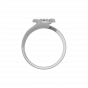 The Floral Heart Gold Diamond Floral Ring