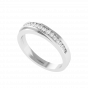 Two Tone Treat Diamond Ring