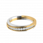 Two Tone Treat Diamond Ring