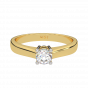 The Key Solitaire Gold Diamond Solitaire Ring