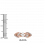 Diamond and Gold Christmas Star Ring
