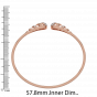 Christmas Tree Diamond and Gold Bracelet