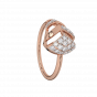 Christmas Tree Diamond and Gold Ring