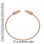 Diamond and Gold Celebration Bracelet