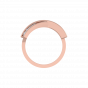 The Sweet Sleek Gold Diamond Ring