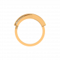 The Sweet Sleek Gold Diamond Ring