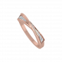The Sweet Sleek Gold Diamond Ring