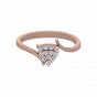 The Trillion Trend Gold Diamond Ring