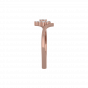 The Trillion Trend Gold Diamond Ring