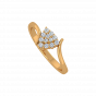 The Trillion Trend Gold Diamond Ring