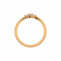The Trillion Trend Gold Diamond Ring
