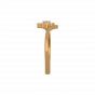 The Trillion Trend Gold Diamond Ring