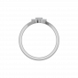 The Trillion Trend Gold Diamond Ring