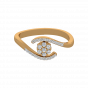 The Floral Orb Gold Diamond Ring