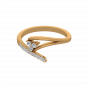 The Golden Tripod Gold Diamond Ring