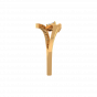 The Golden Tripod Gold Diamond Ring