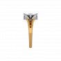 The Sacred Om Trishul Gold Diamond Ring