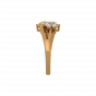 Floral Explorer Gold Diamond Ring
