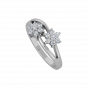 Floral Explorer Gold Diamond Ring