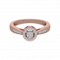 Halo Delights Gold Diamond Ring
