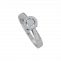 Halo Delights Gold Diamond Ring