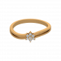 The Floral Perfection Gold Diamond Ring