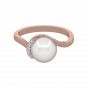 The Pearl Pebble Gold Diamond & Pearl Ring