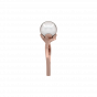 The Pearl Pebble Gold Diamond & Pearl Ring