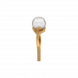 The Pearl Pebble Gold Diamond & Pearl Ring