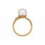 The Mermaid Gold Diamond & Pearl Ring