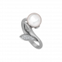The Mermaid Gold Diamond & Pearl Ring