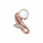 The Mermaid Gold Diamond & Pearl Ring