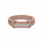 The White Streak Gold Diamond Men's Ring