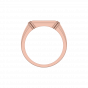 The White Streak Gold Diamond Men's Ring