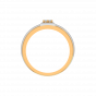 The Club Square Gold Diamond Men's Ring