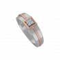 The Club Square Gold Diamond Men's Ring