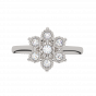 Floral Edition Gold Diamond Ring