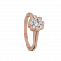 The Floral Sheen Gold Diamond Ring