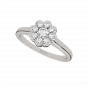 The Floral Sheen Gold Diamond Ring